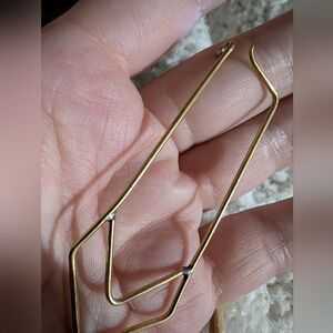 ✨3 For $15✨ NWOT Brassy Geometric Earrings from World Market
